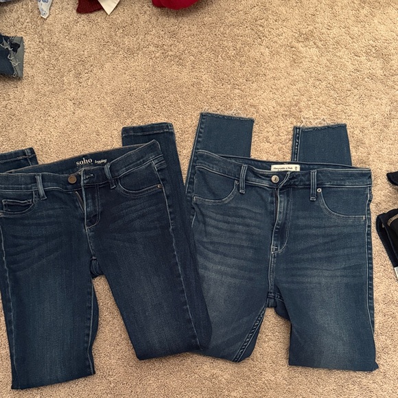 Soho jegging and Abercrombie  Jean legging high rise 27 - Picture 1 of 6